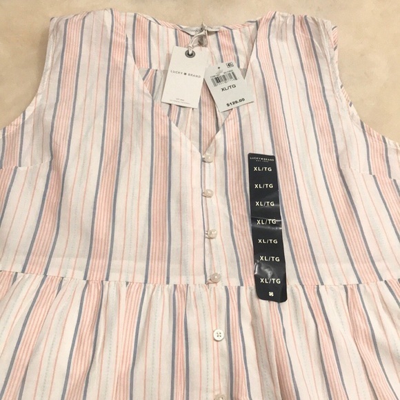 Lucky Brand  Luna Button Through Dress. XS, XL - Picture 6 of 11